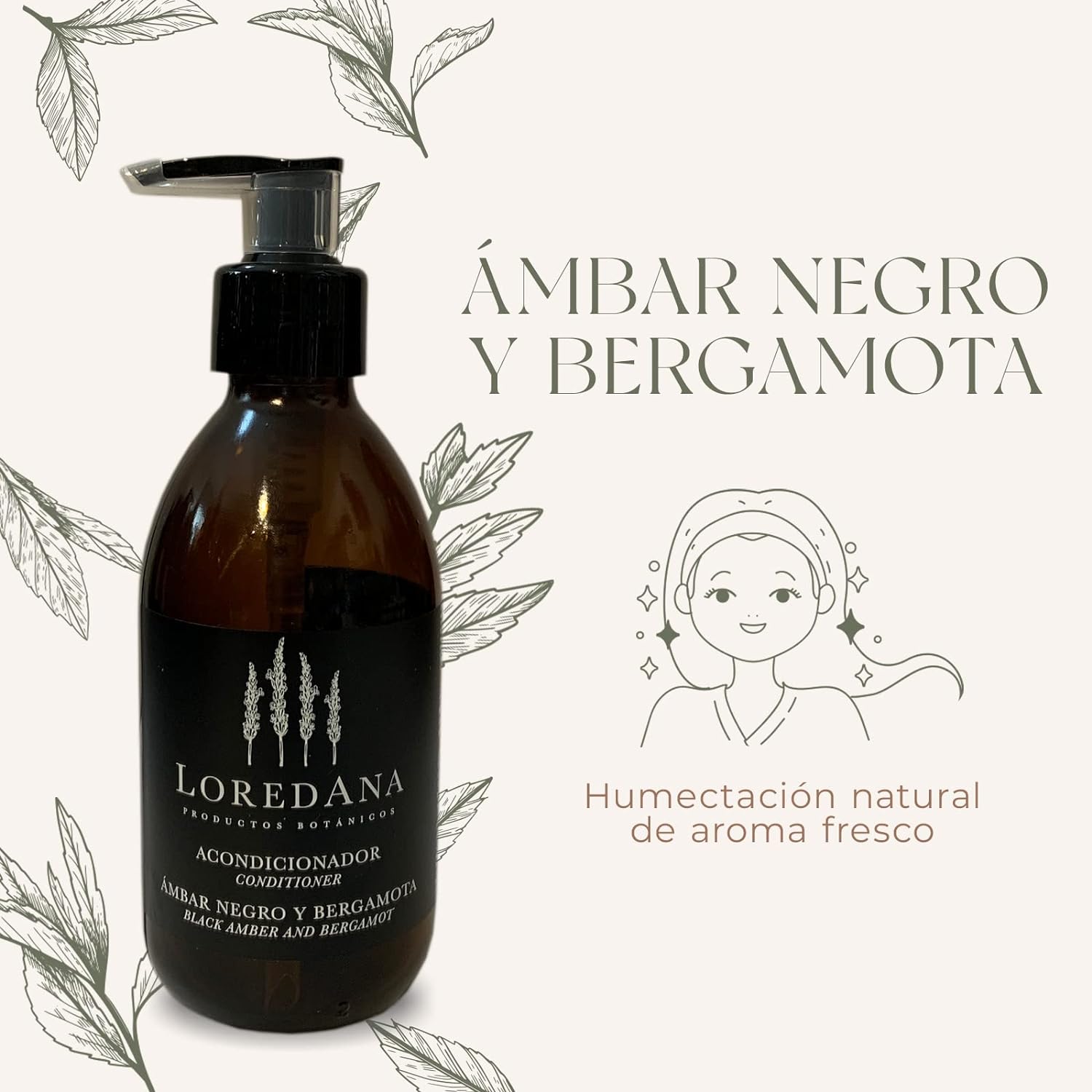 Acondicionador Ámbar Negro y Bergamota