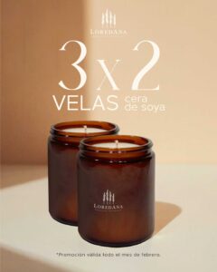 Velas de Cera de Soya