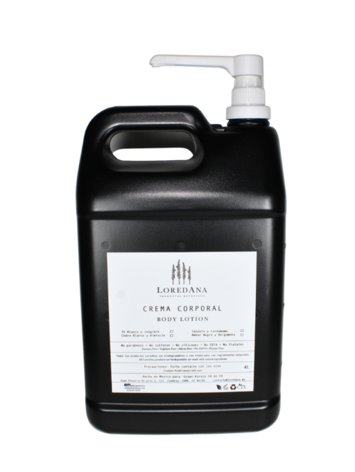 Crema Corporal Ámbar Negro y Bergamota